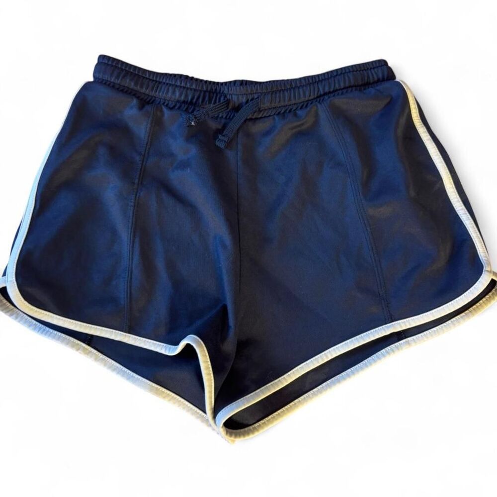 ZARA Navy Blue Shorts With White Stripe Size L
